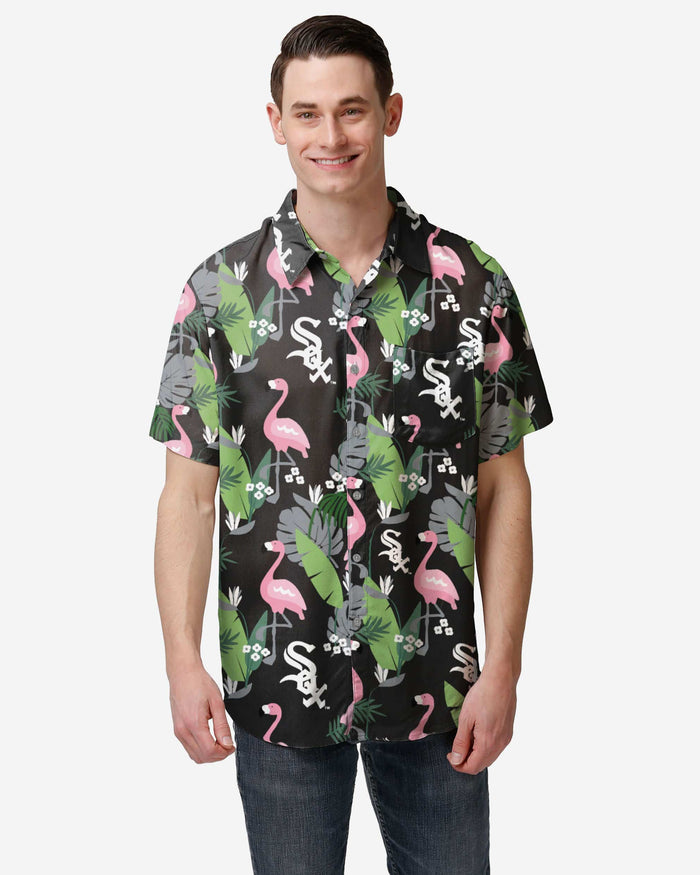 Chicago White Sox Floral Button Up Shirt FOCO S - FOCO.com