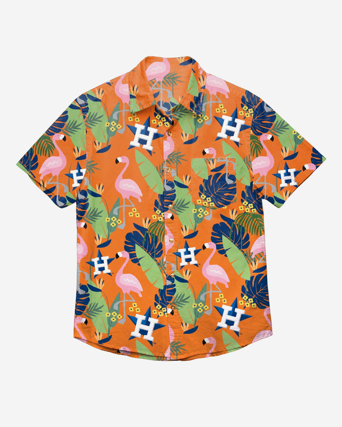 Houston Astros Floral Button Up Shirt FOCO - FOCO.com