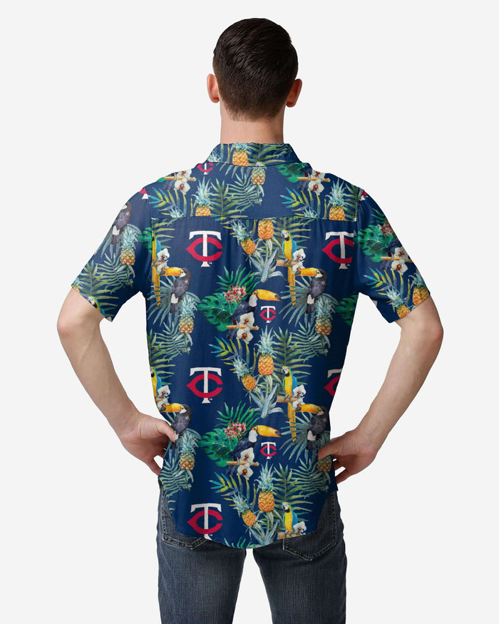 Minnesota Twins Floral Button Up Shirt FOCO - FOCO.com