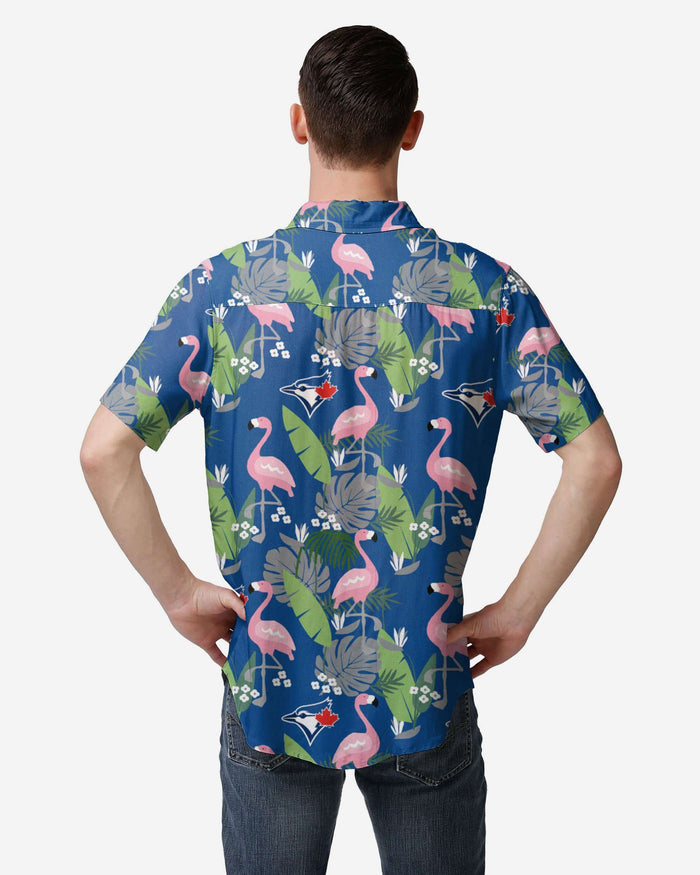 Toronto Blue Jays Floral Button Up Shirt FOCO - FOCO.com