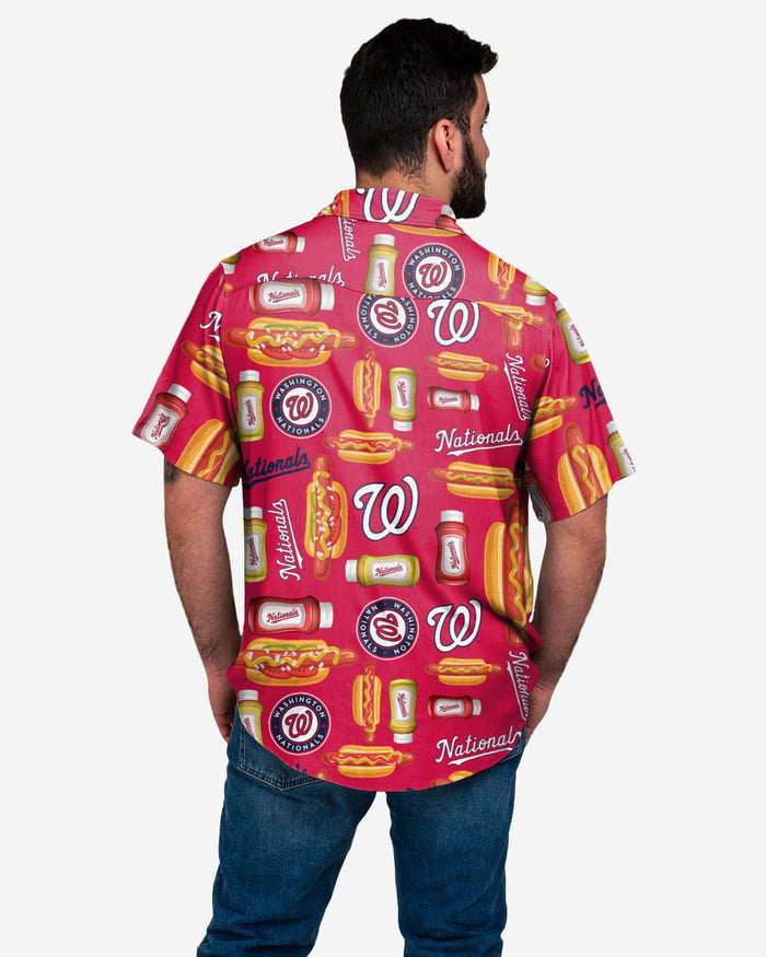 Washington Nationals Grill Pro Button Up Shirt FOCO - FOCO.com