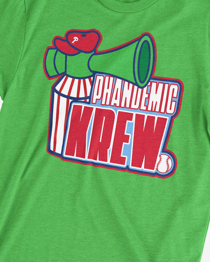 Philadelphia Phillies Green Phandemic Krew T-Shirt FOCO - FOCO.com