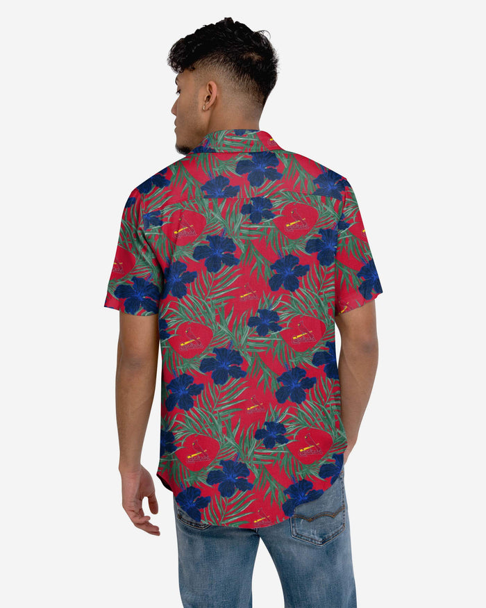 St Louis Cardinals Hibiscus Button Up Shirt FOCO - FOCO.com