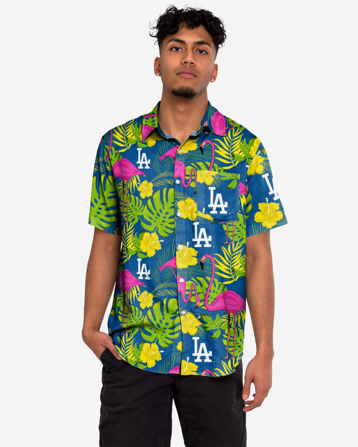 Los Angeles Dodgers Highlights Button Up Shirt FOCO S - FOCO.com