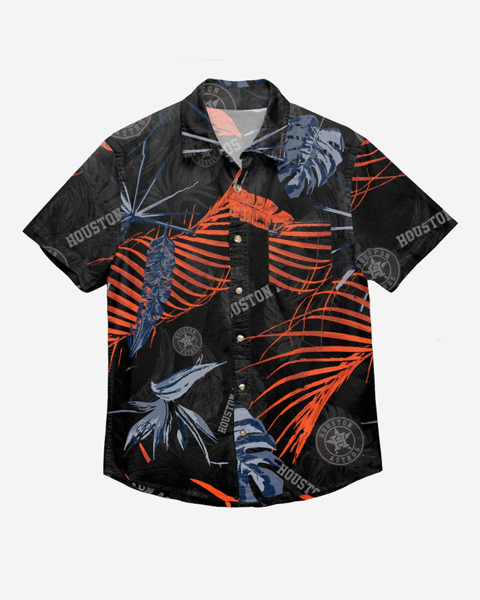 Houston Astros Neon Palm Button Up Shirt FOCO - FOCO.com