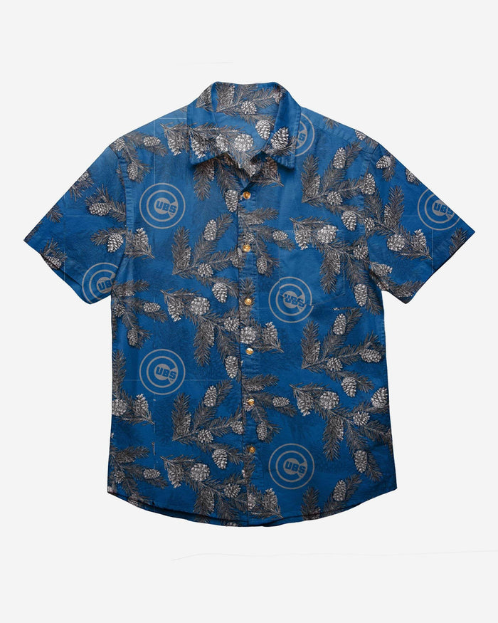 Chicago Cubs Pinecone Button Up Shirt FOCO - FOCO.com