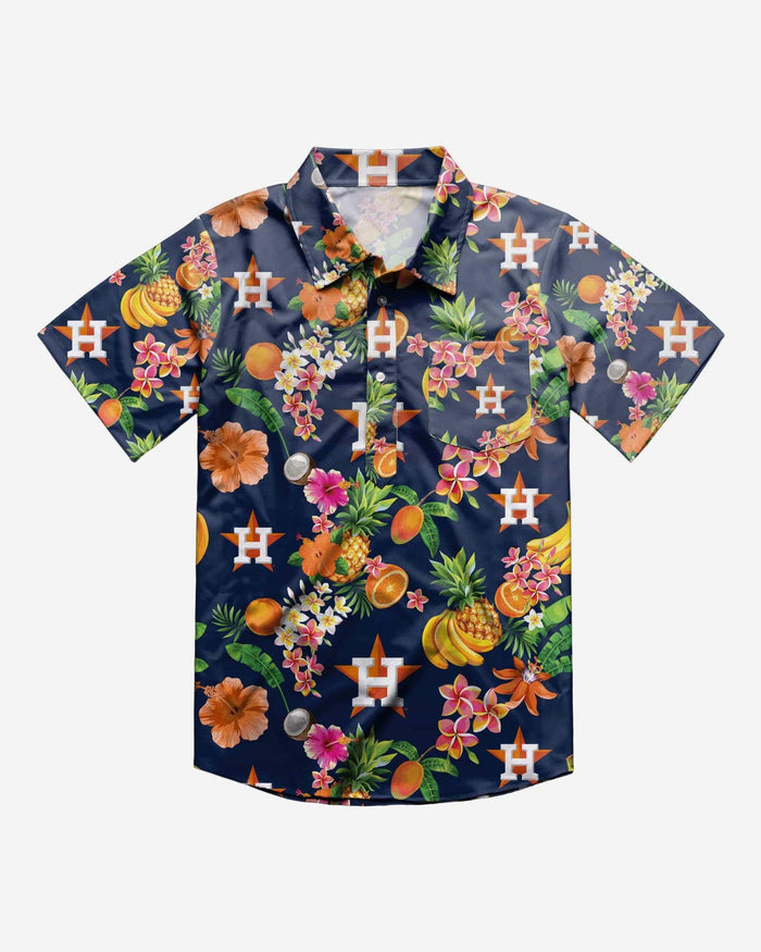 Houston Astros Fruit Flair Short Sleeve Polo Shirt FOCO - FOCO.com