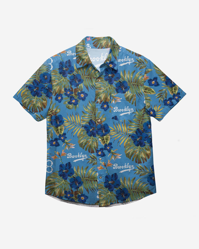 Los Angeles Dodgers Throwback Threads Button Up Shirt FOCO - FOCO.com