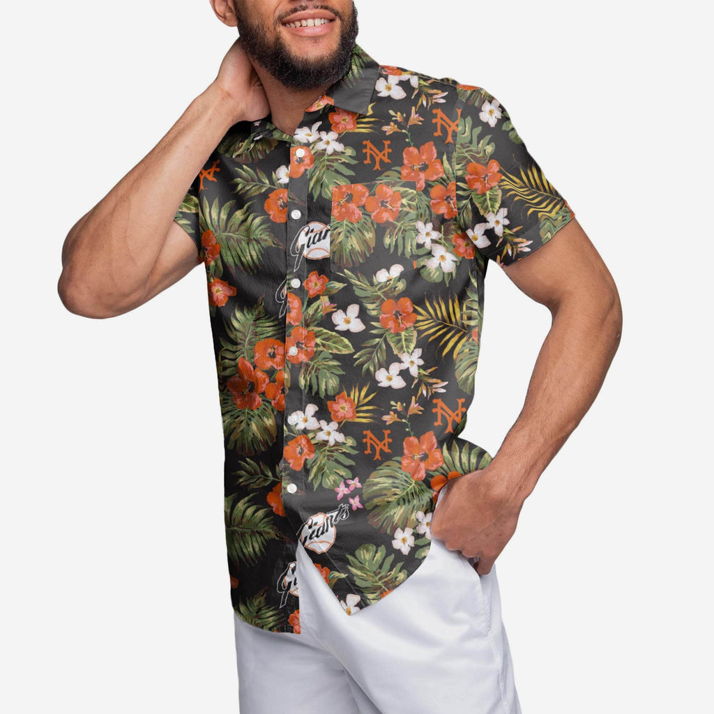 San Francisco Giants Throwback Threads Button Up Shirt FOCO S - FOCO.com