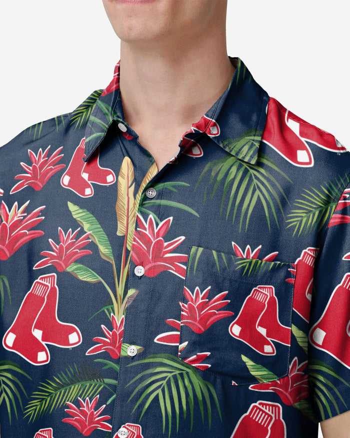 Boston Red Sox Victory Vacay Button Up Shirt FOCO - FOCO.com