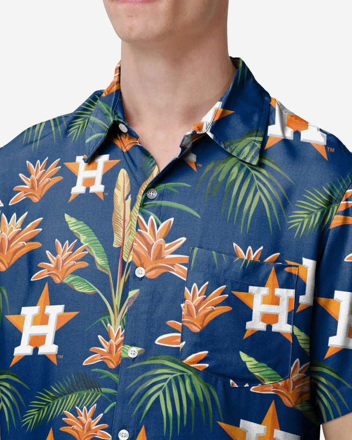 Houston Astros Victory Vacay Button Up Shirt FOCO - FOCO.com