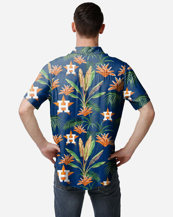 Houston Astros Victory Vacay Button Up Shirt FOCO - FOCO.com