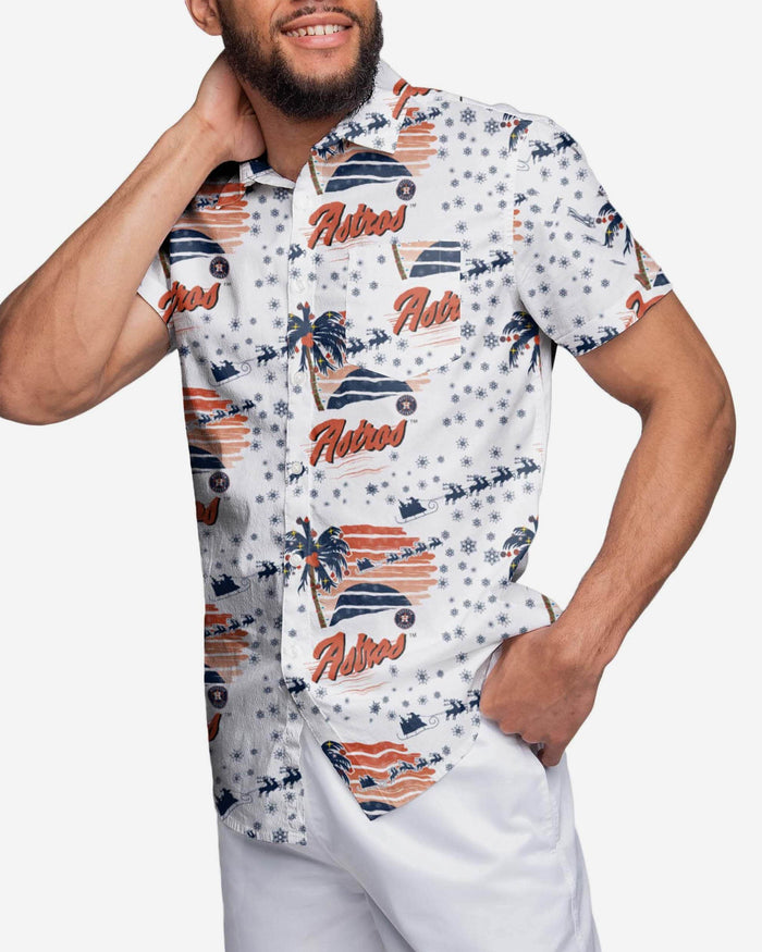 Houston Astros Winter Tropical Button Up Shirt FOCO M - FOCO.com