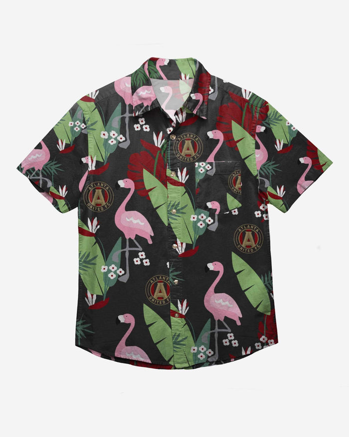 Atlanta United FC Floral Button Up Shirt FOCO - FOCO.com