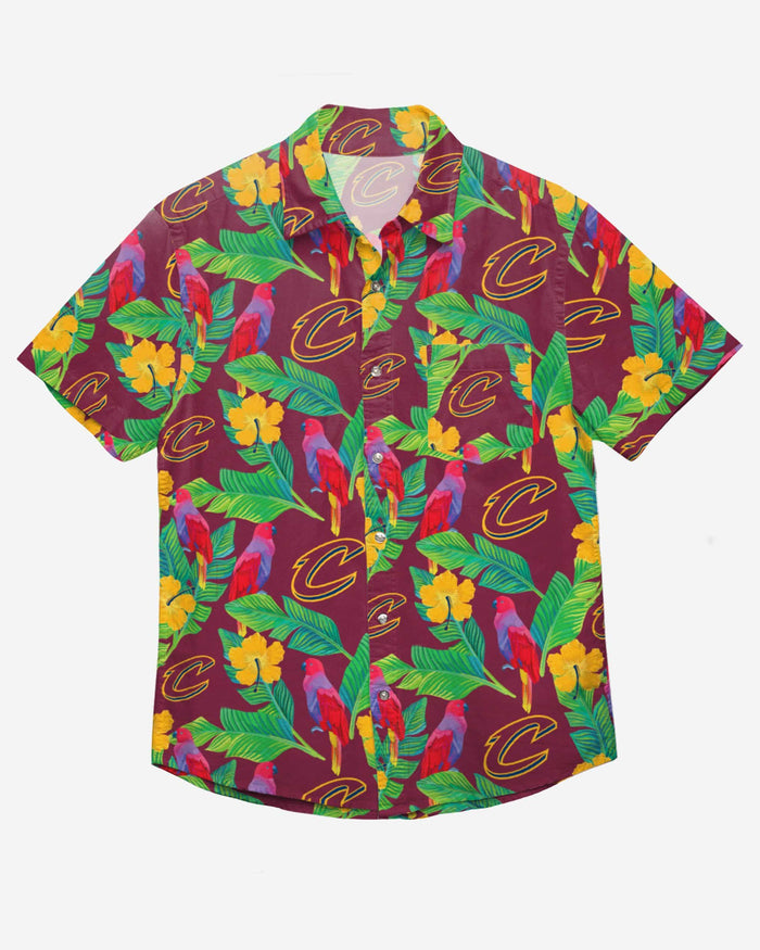 Cleveland Cavaliers Floral Button Up Shirt FOCO - FOCO.com