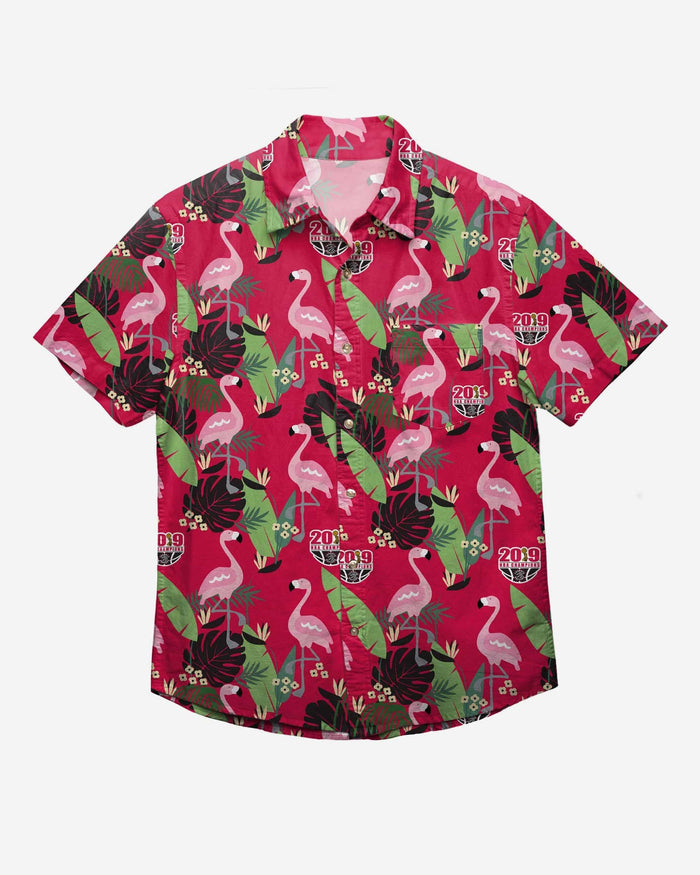 Toronto Raptors 2019 NBA Champions Floral Button Up Shirt FOCO - FOCO.com