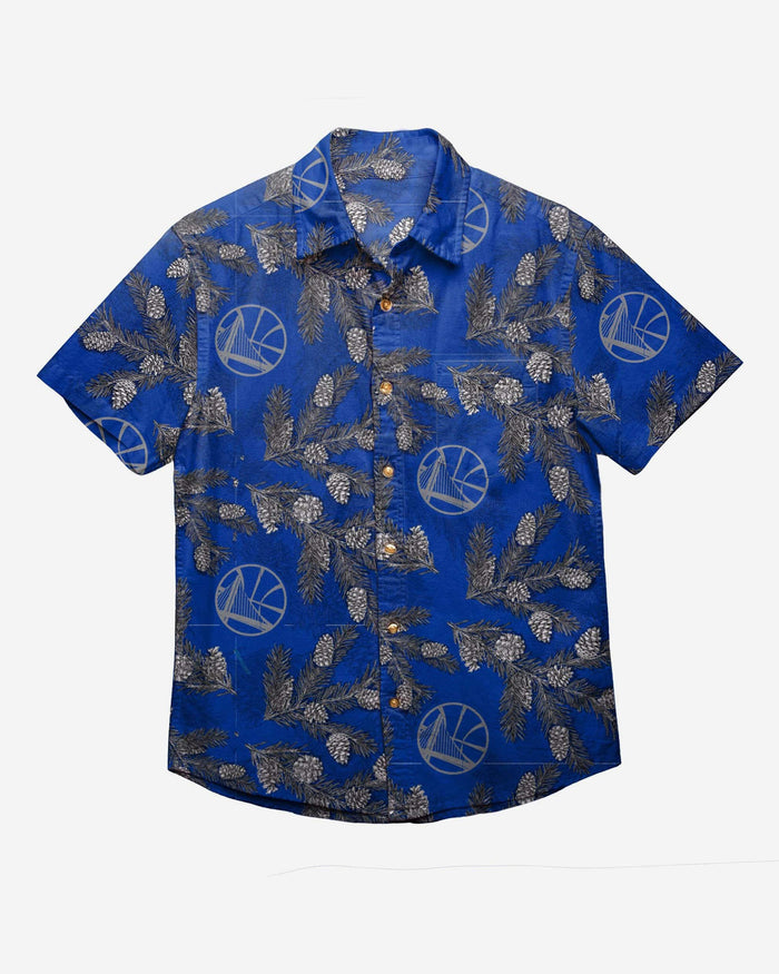 Golden State Warriors Pinecone Button Up Shirt FOCO - FOCO.com