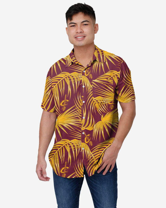 Cleveland Cavaliers Hawaiian Button Up Shirt FOCO S - FOCO.com