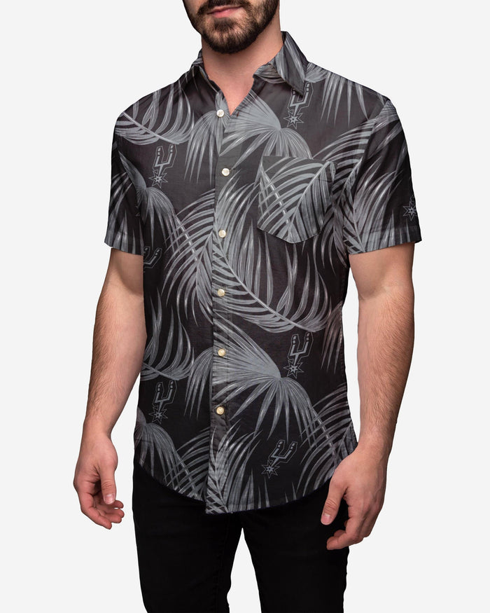 San Antonio Spurs Hawaiian Button Up Shirt FOCO S - FOCO.com