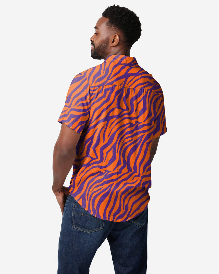 Clemson Tigers Thematic Button Up Shirt FOCO - FOCO.com