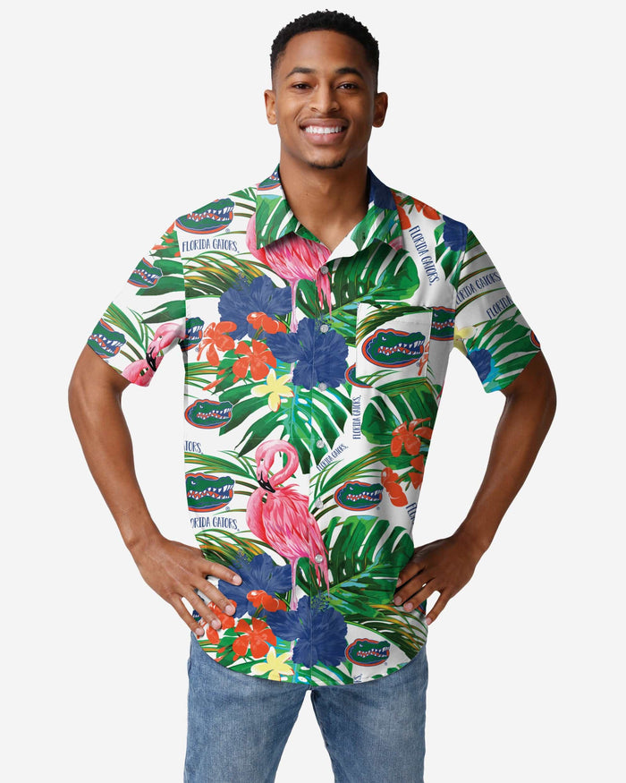 Florida Gators Flamingo Button Up Shirt FOCO S - FOCO.com