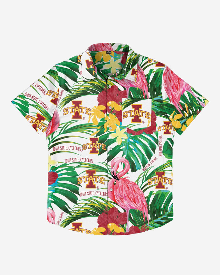 Iowa State Cyclones Flamingo Button Up Shirt FOCO - FOCO.com