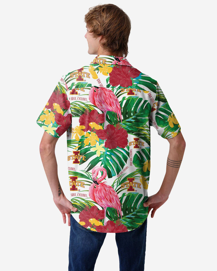 Iowa State Cyclones Flamingo Button Up Shirt FOCO - FOCO.com