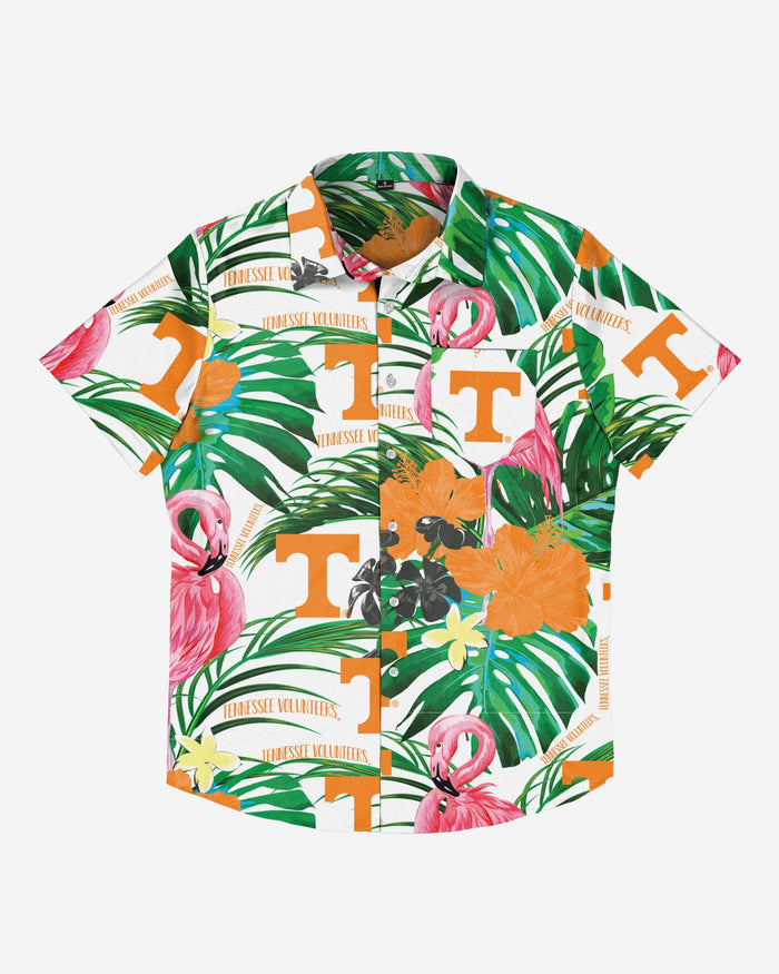 Tennessee Volunteers Flamingo Button Up Shirt FOCO - FOCO.com