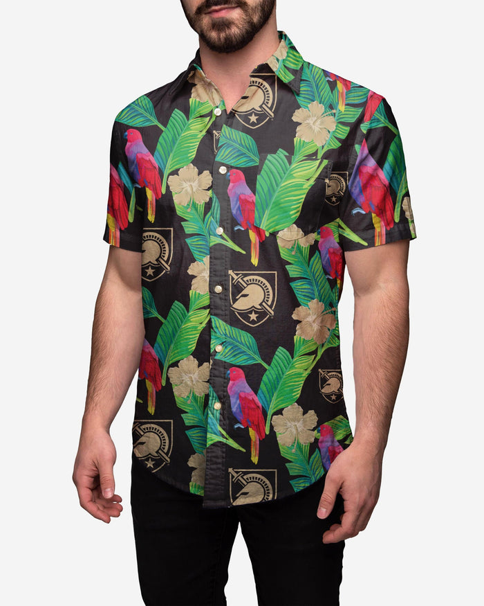 Army Black Knights Floral Button Up Shirt FOCO S - FOCO.com