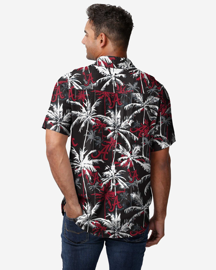 Alabama Crimson Tide Black Floral Button Up Shirt FOCO - FOCO.com