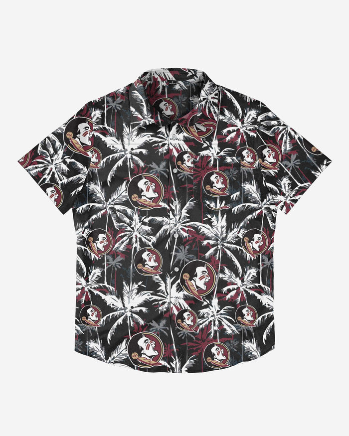 Florida State Seminoles Black Floral Button Up Shirt FOCO - FOCO.com