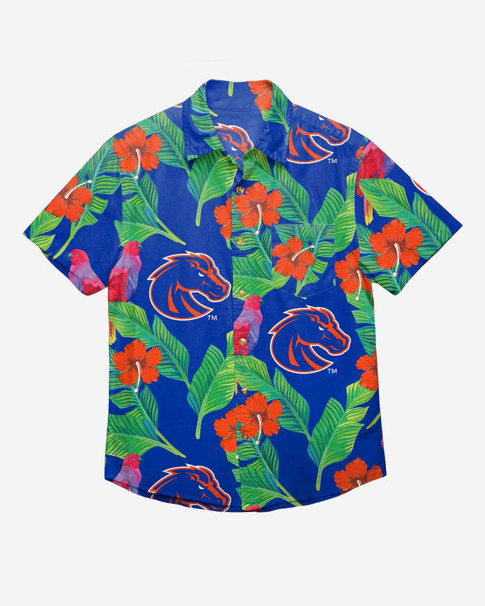 Boise State Broncos Floral Button Up Shirt FOCO - FOCO.com