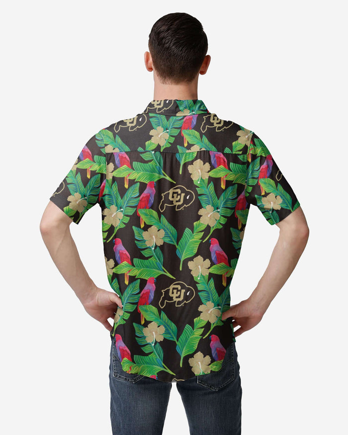 Colorado Buffaloes Floral Button Up Shirt FOCO - FOCO.com