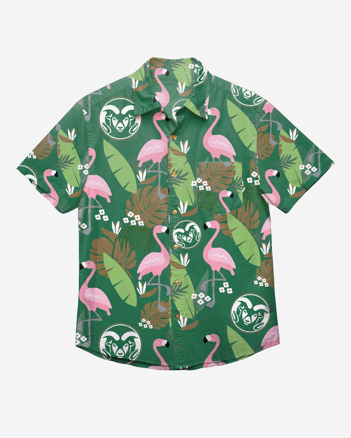 Colorado State Rams Floral Button Up Shirt FOCO - FOCO.com