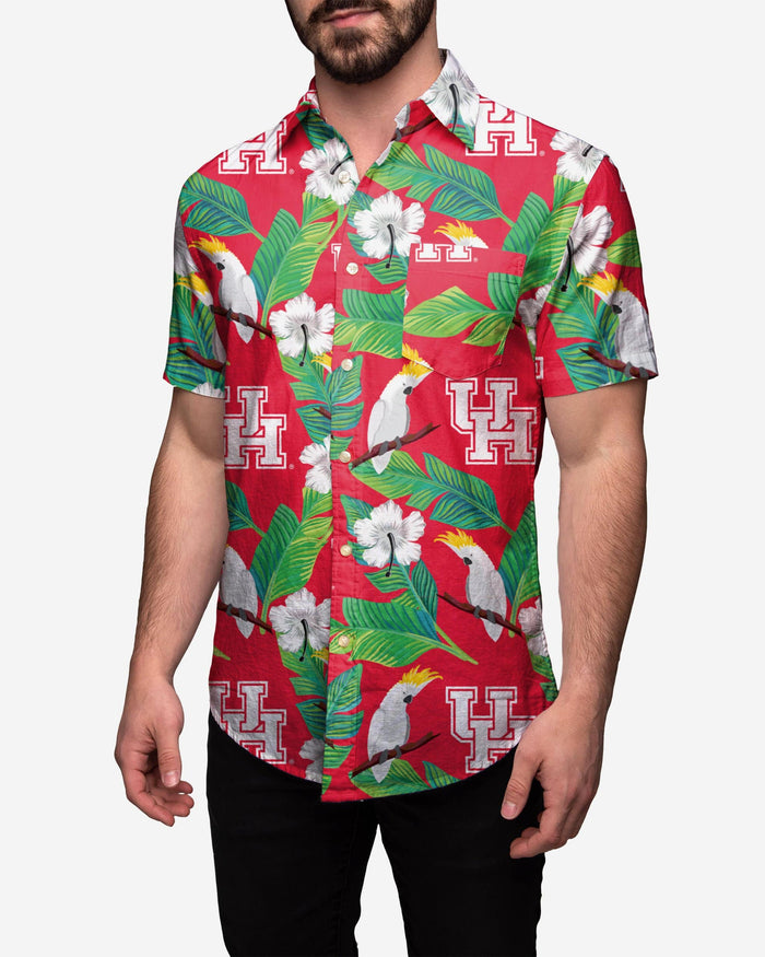 Houston Cougars Floral Button Up Shirt FOCO 2XL - FOCO.com