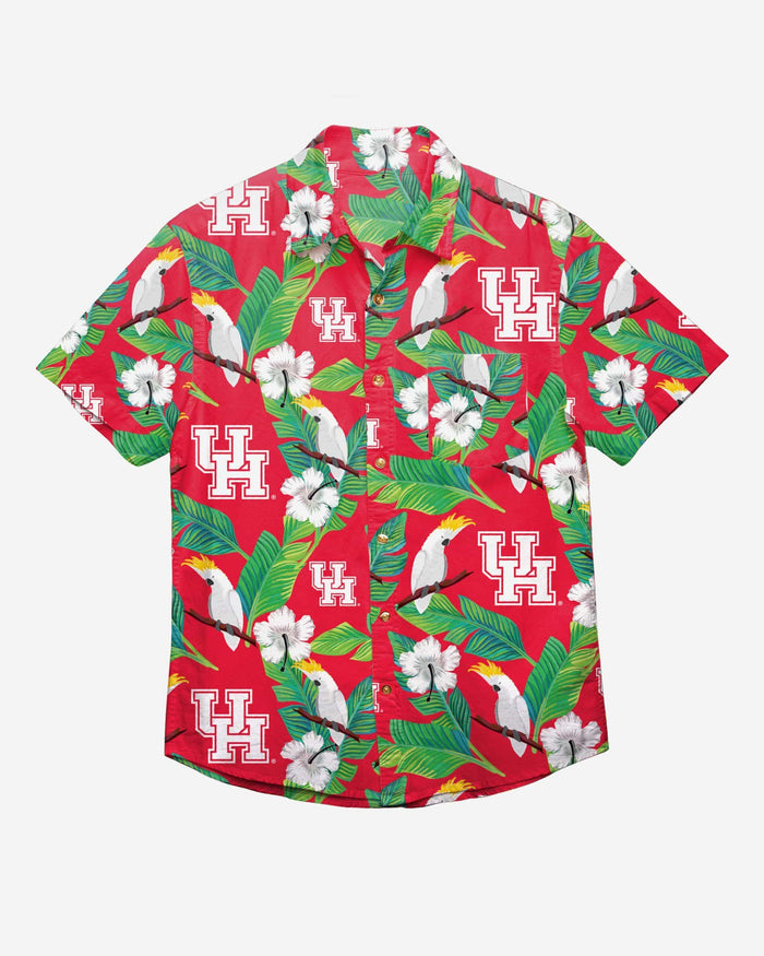 Houston Cougars Floral Button Up Shirt FOCO - FOCO.com