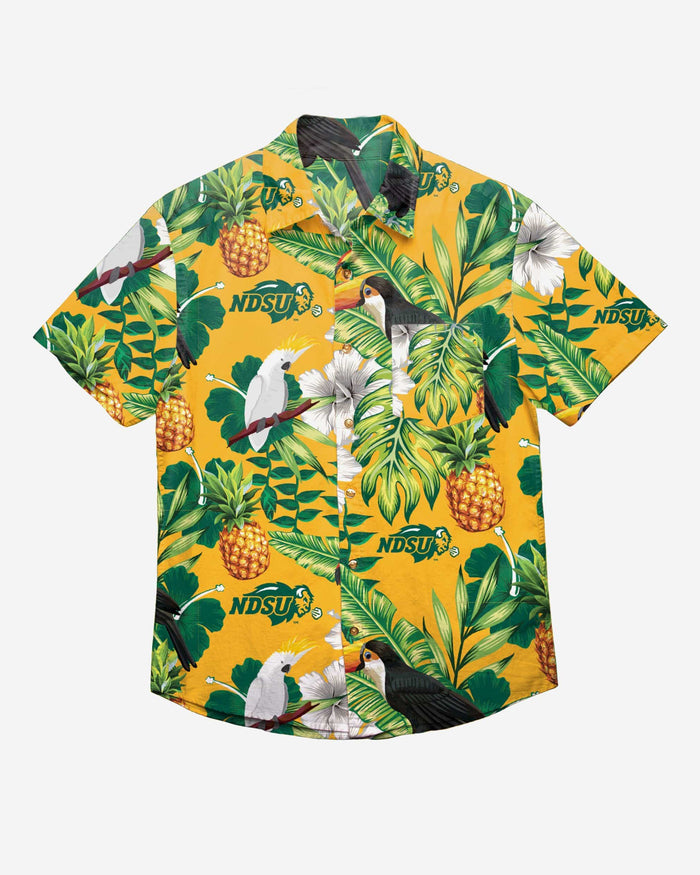 North Dakota State Bison Floral Button Up Shirt FOCO - FOCO.com