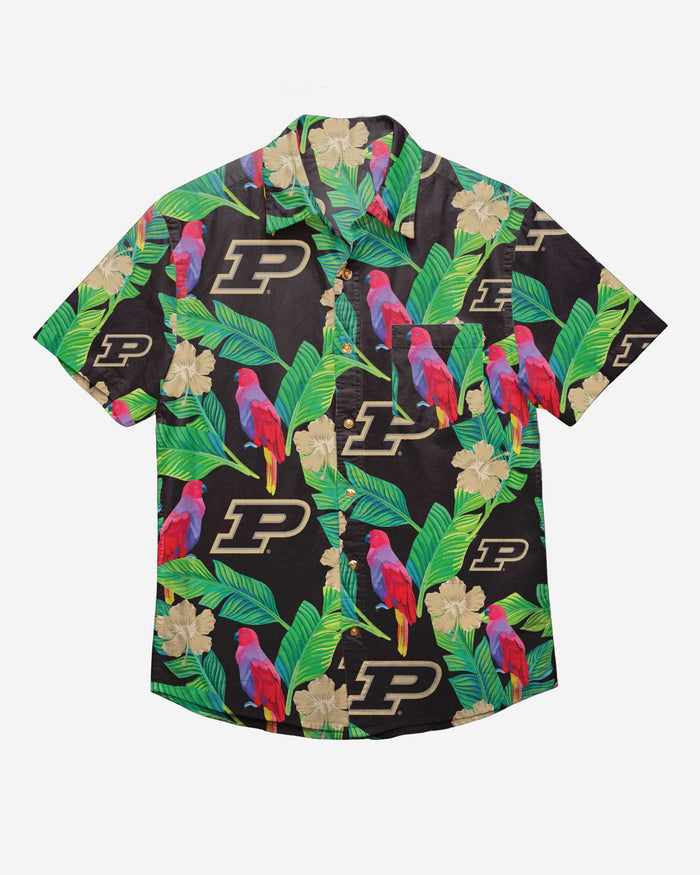 Purdue Boilermakers Floral Button Up Shirt FOCO - FOCO.com