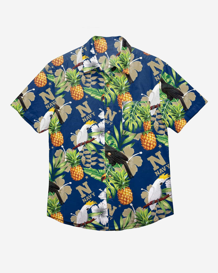 Navy Midshipmen Floral Button Up Shirt FOCO - FOCO.com