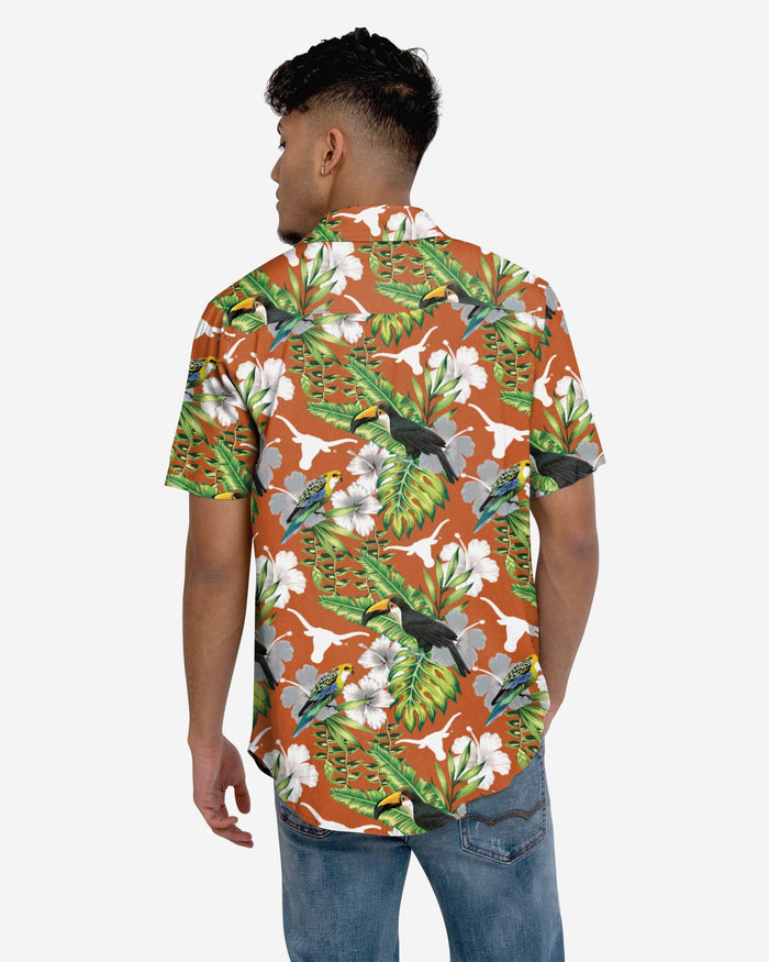 Texas Longhorns Floral Button Up Shirt FOCO - FOCO.com