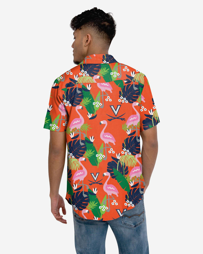 Virginia Cavaliers Floral Button Up Shirt FOCO - FOCO.com