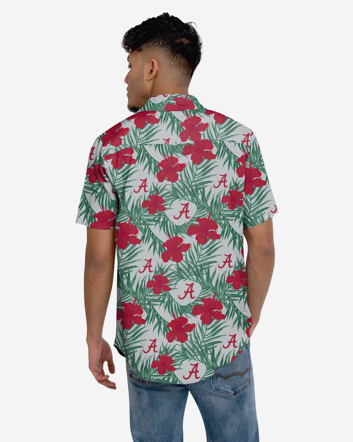 Alabama Crimson Tide Hibiscus Button Up Shirt FOCO - FOCO.com