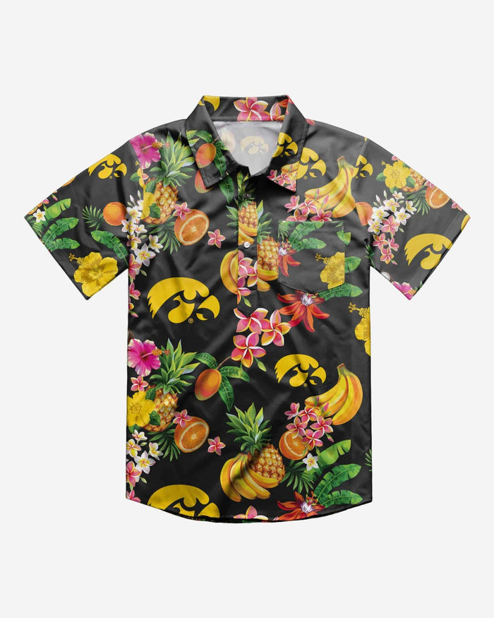 Iowa Hawkeyes Fruit Flair Short Sleeve Polo Shirt FOCO - FOCO.com