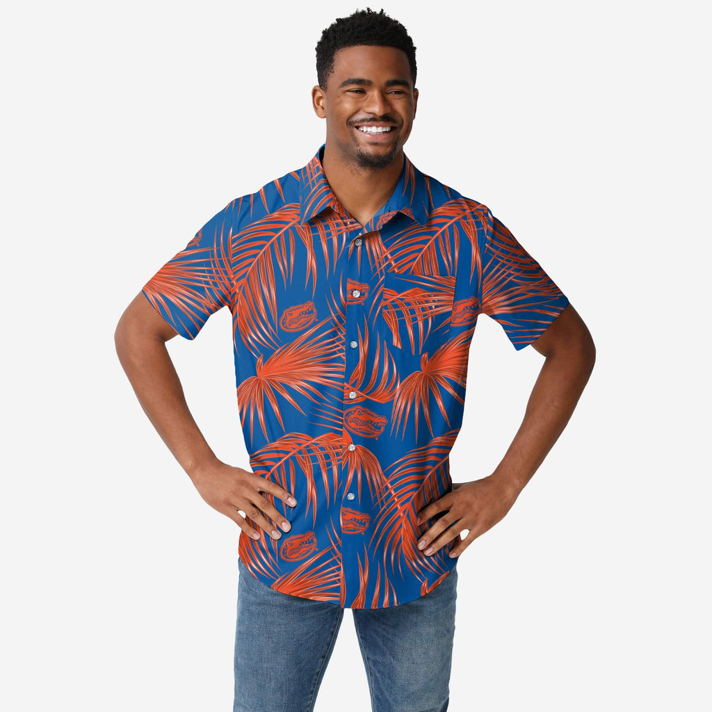 Florida Gators Hawaiian Button Up Shirt FOCO S - FOCO.com