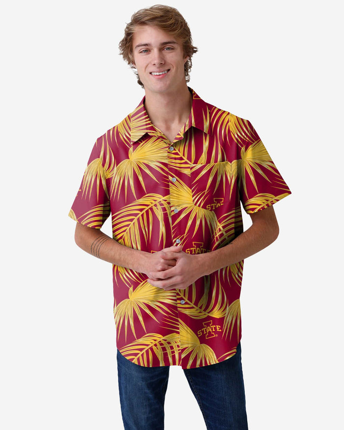 Iowa State Cyclones Hawaiian Button Up Shirt FOCO S - FOCO.com