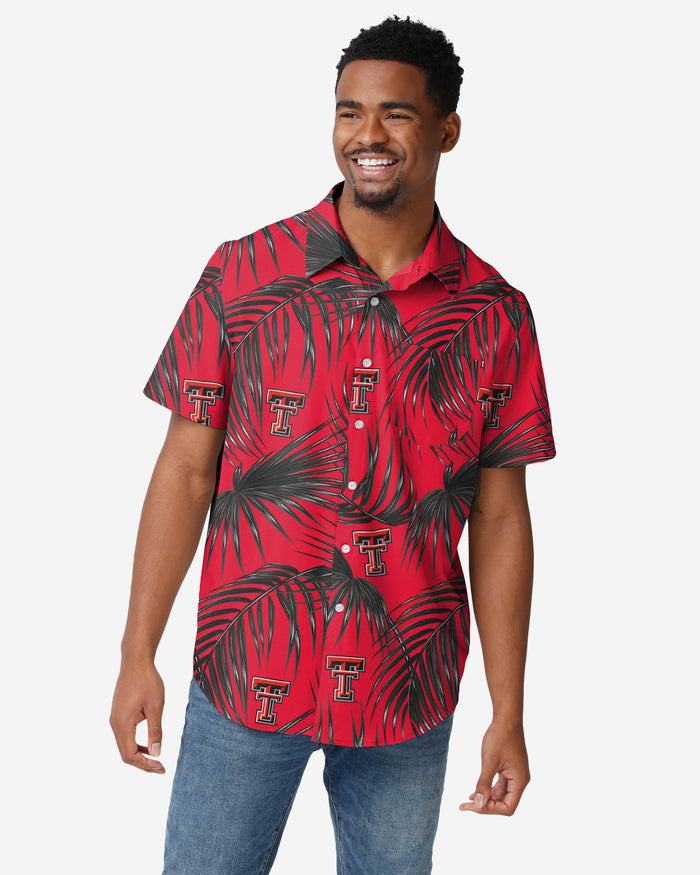 Texas Tech Red Raiders Hawaiian Button Up Shirt FOCO S - FOCO.com