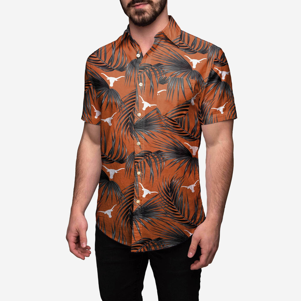 Texas Longhorns Original Hawaiian Button Up Shirt FOCO S - FOCO.com