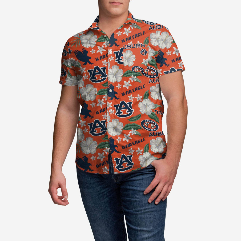 Auburn Tigers City Style Button Up Shirt FOCO S - FOCO.com