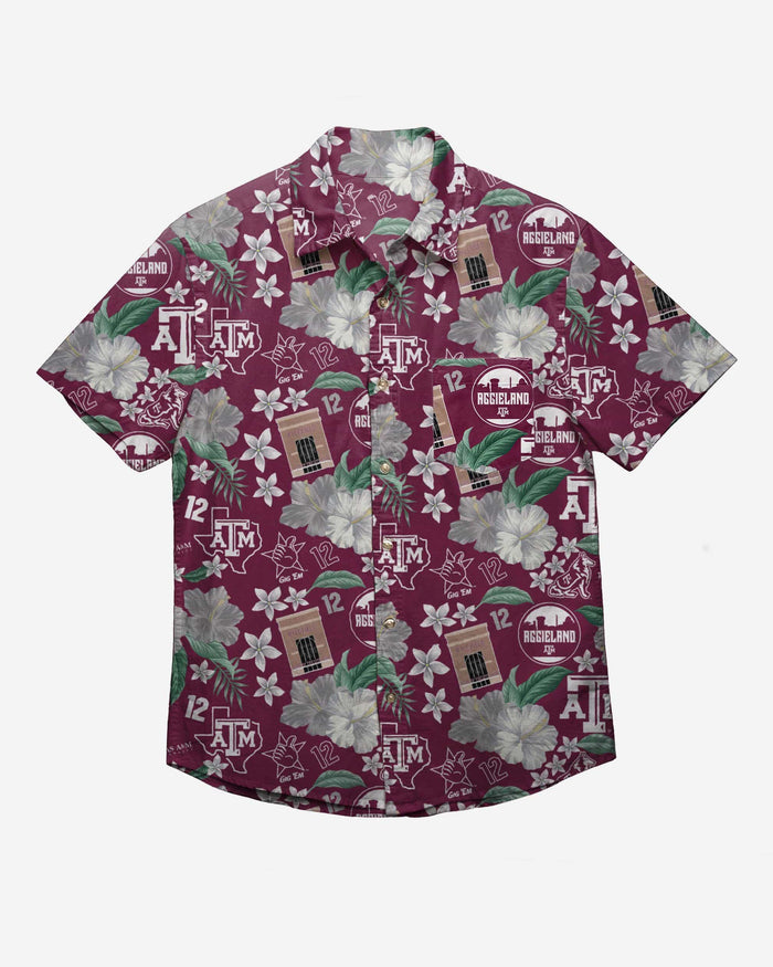 Texas A&M Aggies City Style Button Up Shirt FOCO - FOCO.com