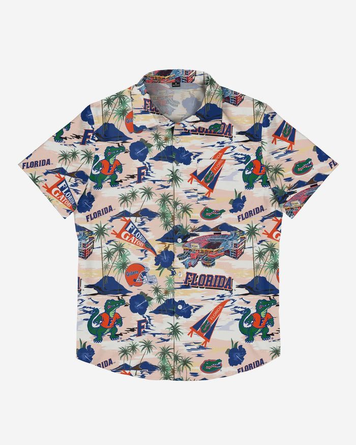 Florida Gators Thematic Stadium Print Button Up Shirt FOCO - FOCO.com